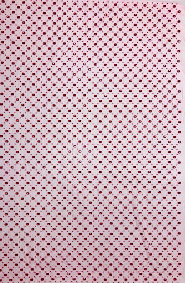 luxury rhinestone studded tulle fabric 28048