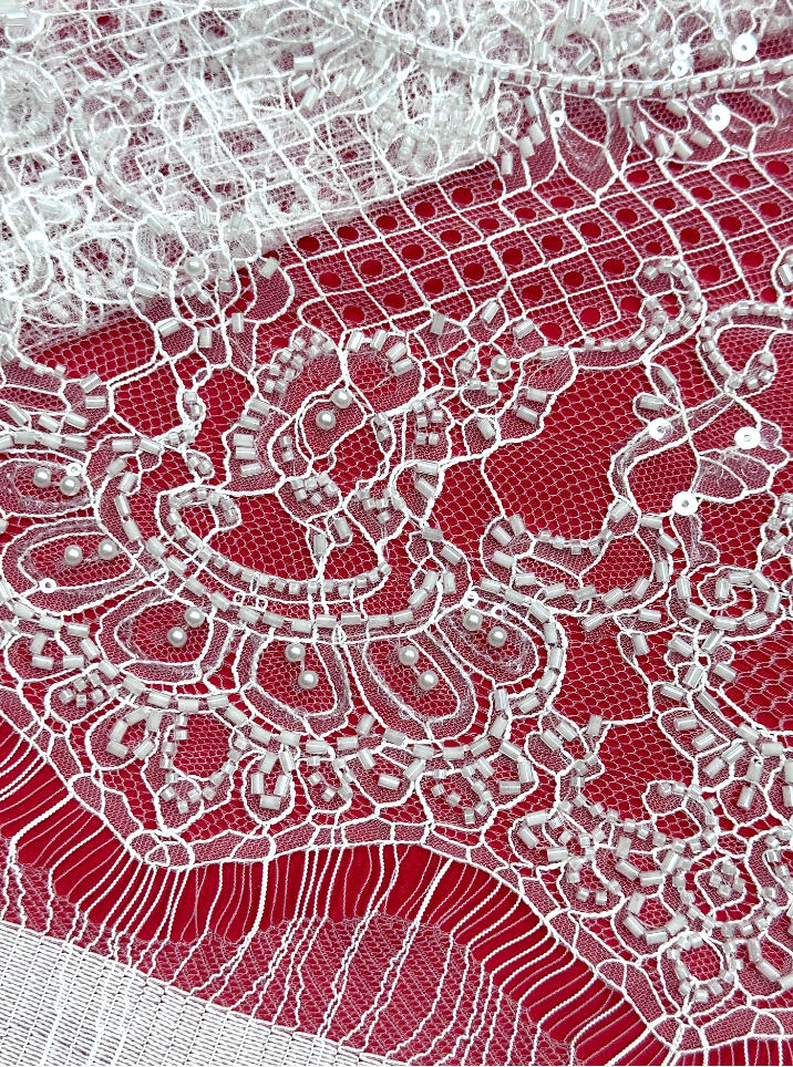 beaded corded floral lace ls30183 (复制)