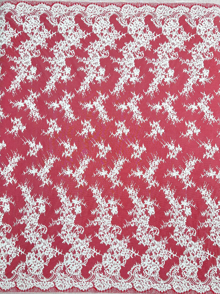 beaded corded floral lace ls30116