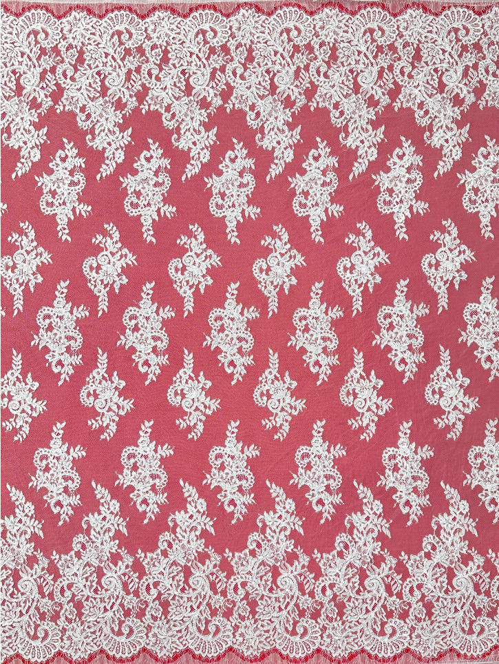 beaded corded floral lace ls30108