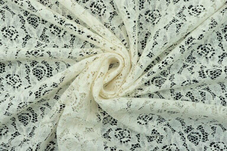 What are the common uses of lace fabric?