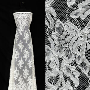 beaded corded floral lace ls30108