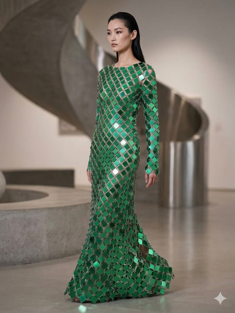 the mirror linked avant garde mesh