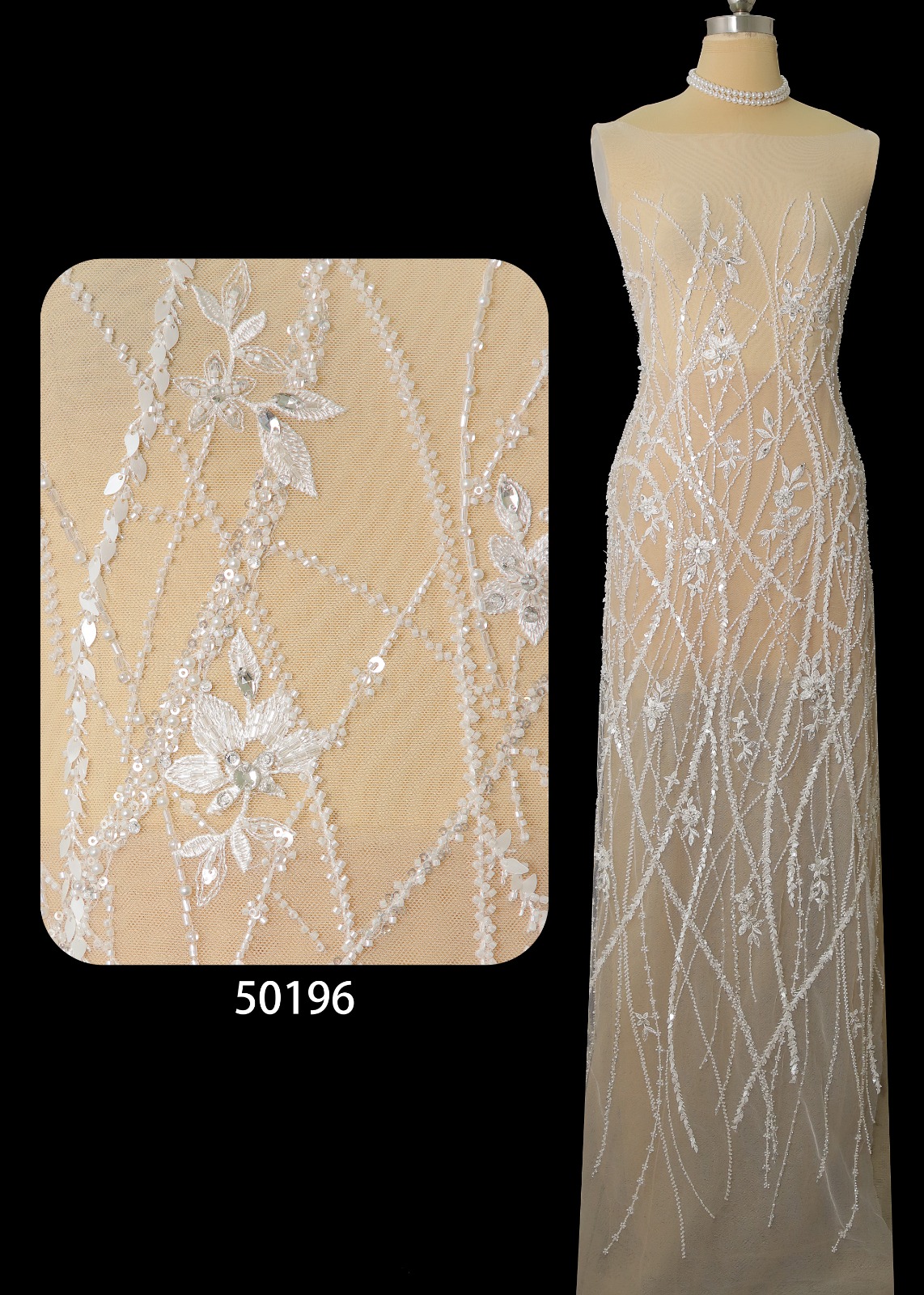 the latest bridal fabric designs 1