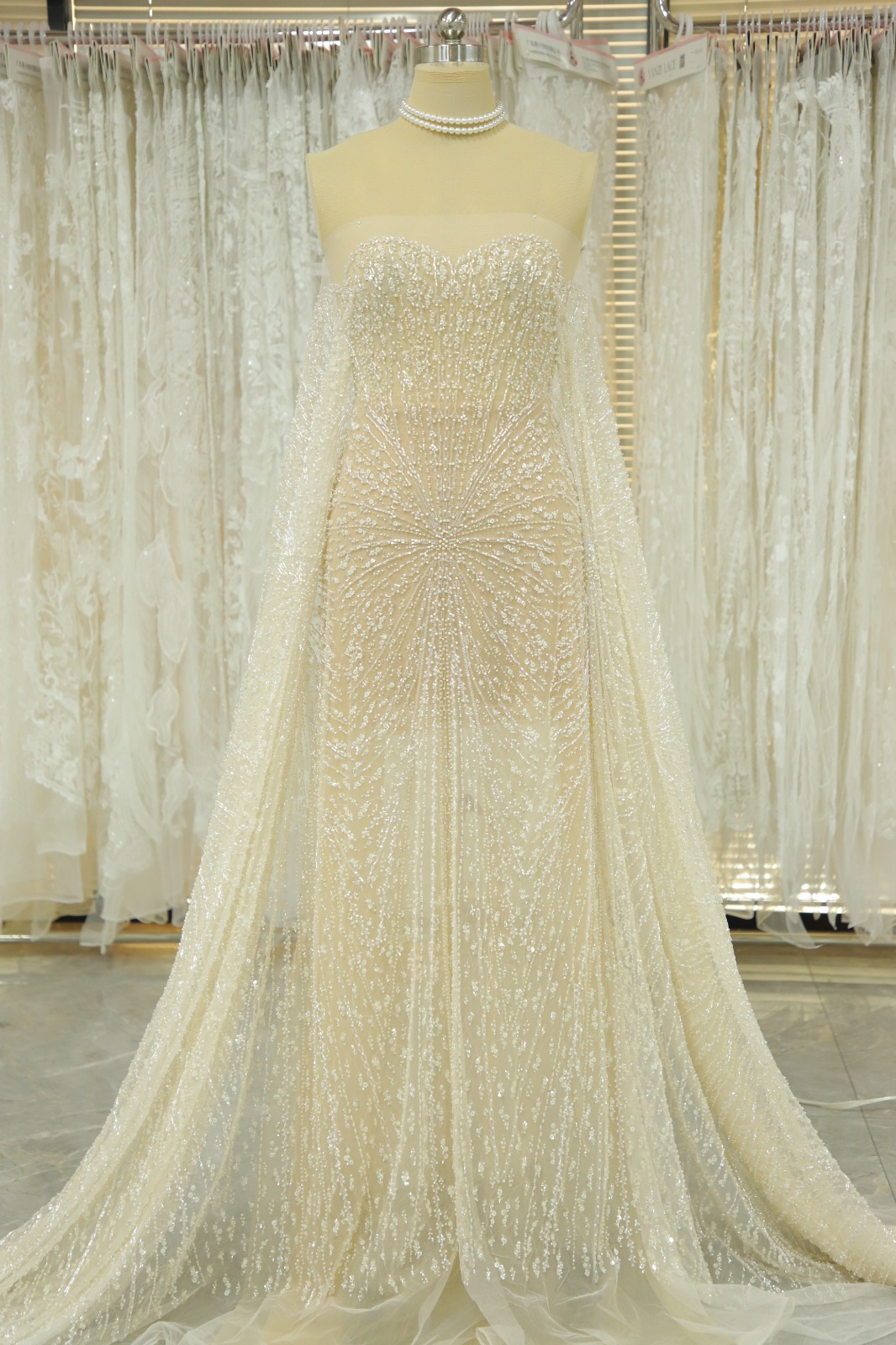 the latest bridal fabric designs 1